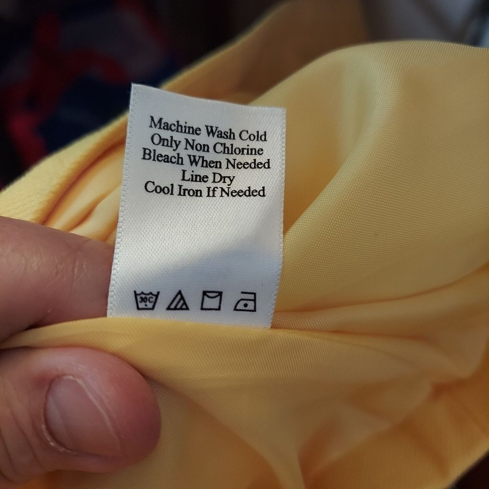 ColdWater Creek yellow 3-button blazer‎ - Picture 7 of 9